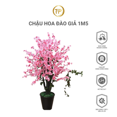 CHẬU HOA ĐÀO GIẢ 1M5