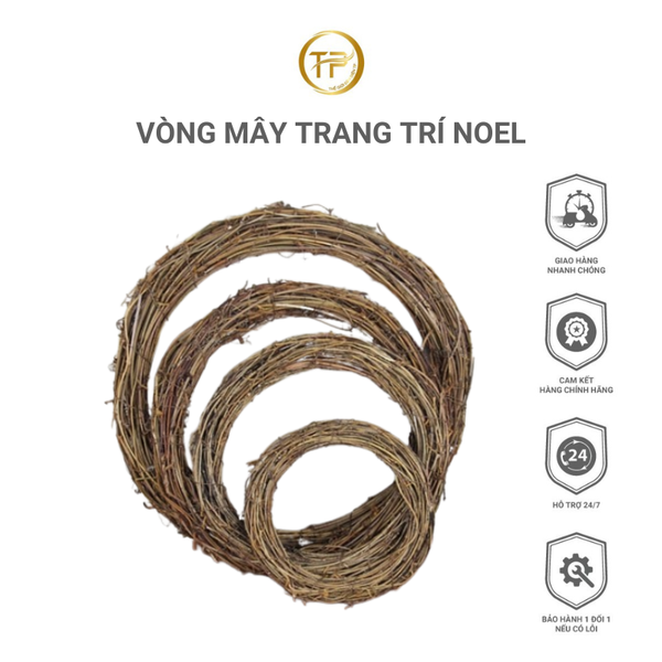 VÒNG MÂY TRANG TRÍ NOEL