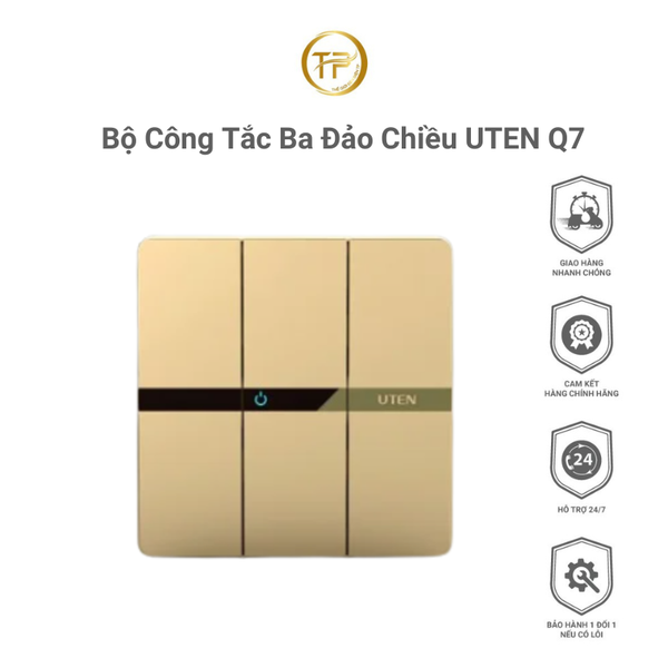 Bộ Công Tắc Ba Đảo Chiều UTEN Q7