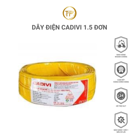Dây Điện Cadivi 1.5 Đơn