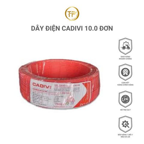 Dây Điện Cadivi 10.0 Đơn