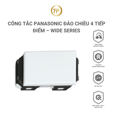 Công tắc Panasonic đảo chiều 4 tiếp điểm – Wide series