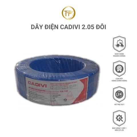Dây điện Cadivi 2.05 Đôi