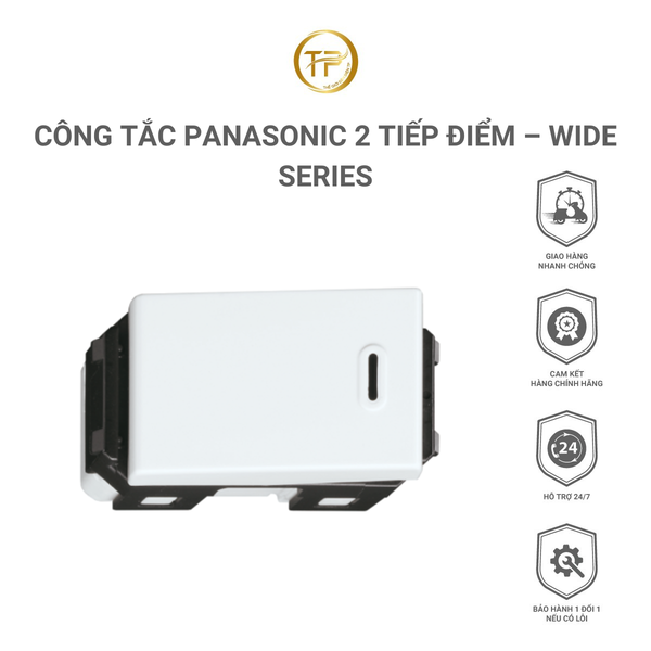 Công tắc Panasonic 2 tiếp điểm – Wide series
