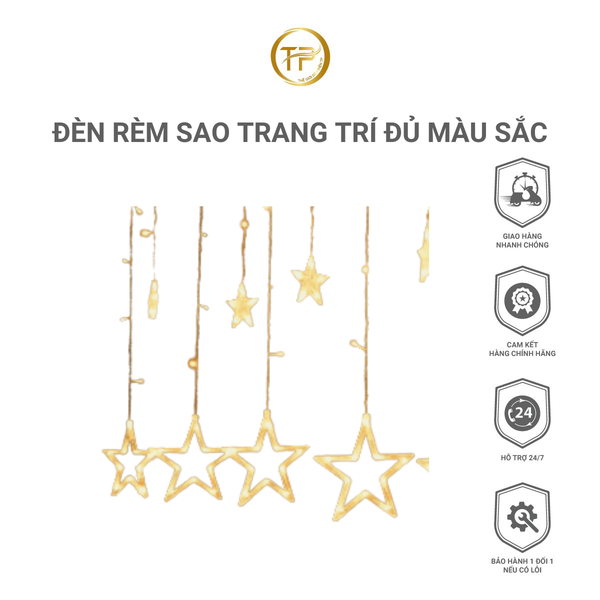 Đèn rèm sao trang trí