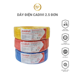 Dây Điện Cadivi 2.5 Đơn