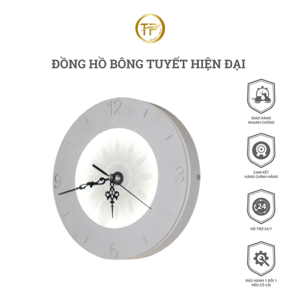 Đồng Hồ Bông Tuyết Hiện Đại