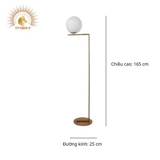 ĐÈN CÂY ĐỨNG TRANG TRÍ CAO CẤP FK02 VRG-DPK02