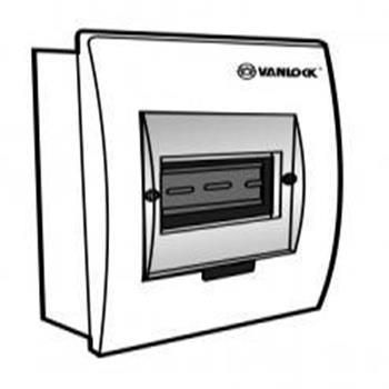 Tủ điện mặt nhựa bóng, đế nhựa chứa 3 - 6 module