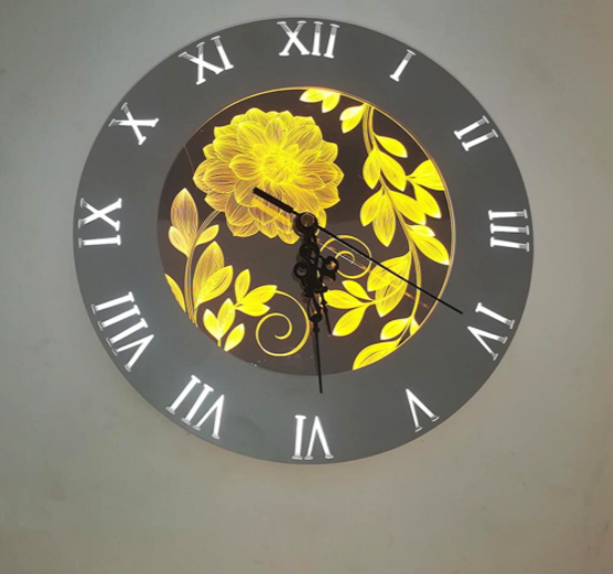 Đồng Hồ Đèn Hoa