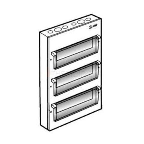 Tủ điện vỏ kim loại gắn âm 48 Module
