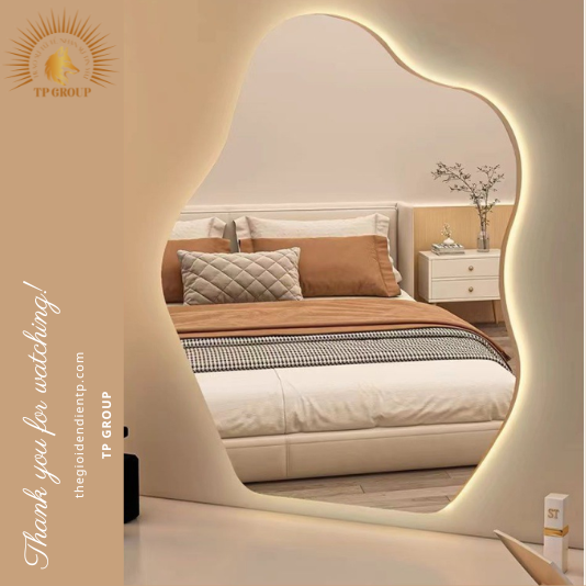 Gương LED mây treo tường led cảm ứng cao cấp, treo nhà tắm, bàn trang điểm, cửa hàng, bao bể vỡ, nhiều kích thước TP-GL003