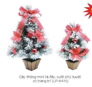 CÂY THÔNG MINI A4 PHỦ TUYẾT