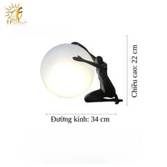 Đèn để bàn trang trí người ôm trăng sáng tạo HX8434 (đặt hàng từ 10- 15 ngày)