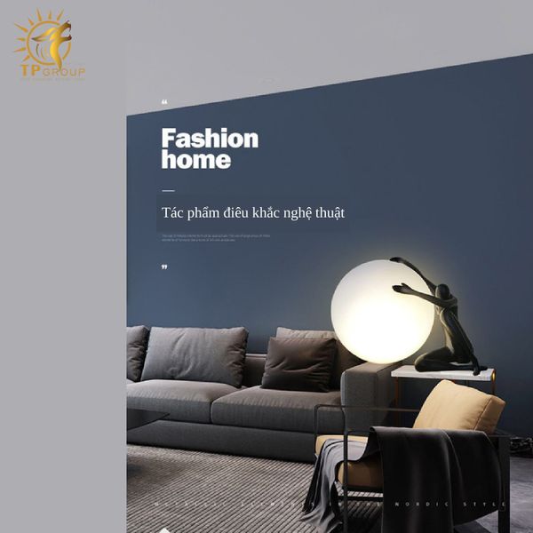 Đèn để bàn trang trí người ôm trăng sáng tạo HX8434 (đặt hàng từ 10- 15 ngày)