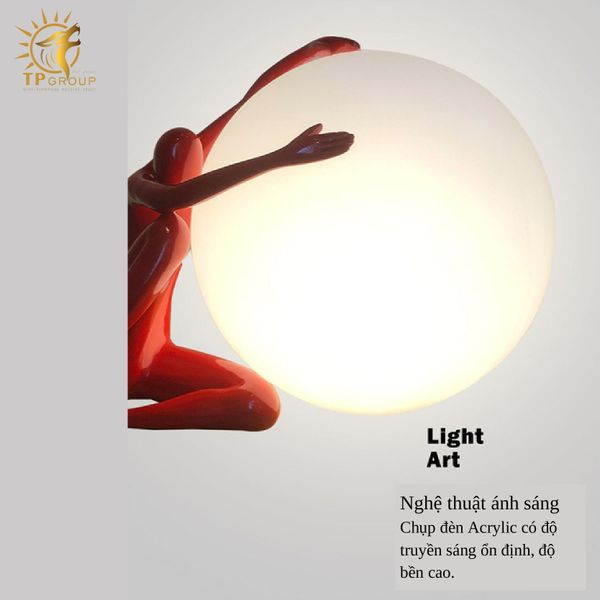 Đèn để bàn trang trí người ôm trăng sáng tạo HX8434 (đặt hàng từ 10- 15 ngày)