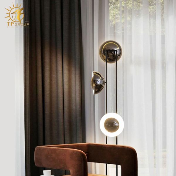 ĐÈN CÂY ĐỨNG 3 ĐẦU BÓNG HIỆN ĐẠI HX9341 (đặt hàng từ 10- 15 ngày)