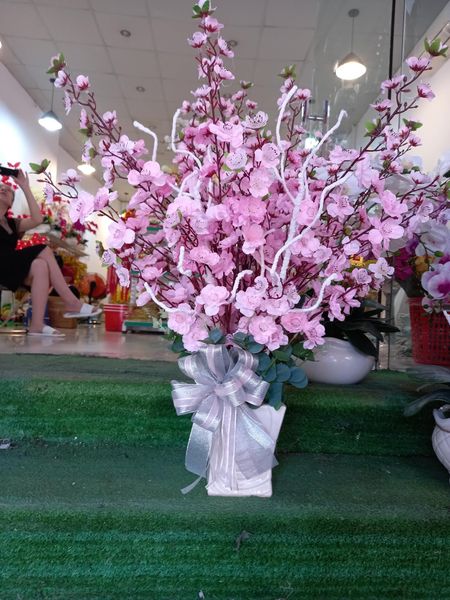 CÀNH ĐÀO HỒNG THÁI TRANG TRÍ TẾT