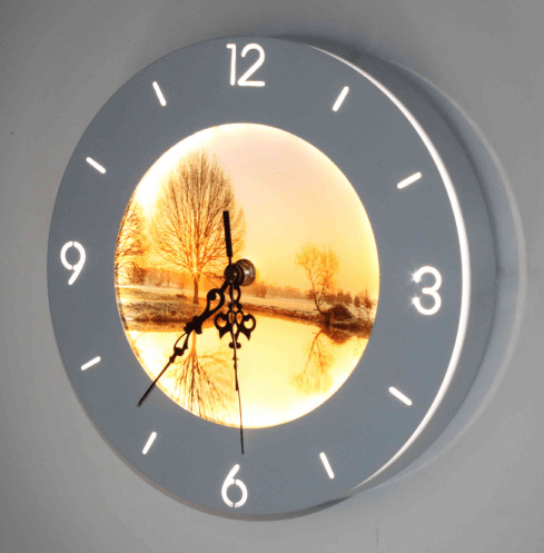 Đồng Hồ Đèn Cây Cảnh