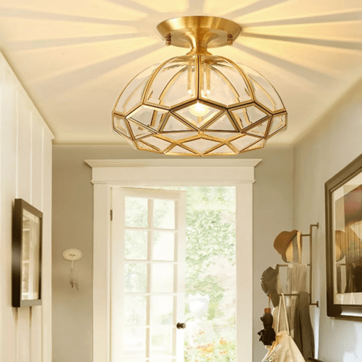 ĐÈN CHÙM ĐỒNG THẢ CHAO TÂN CỔ ĐIỂN