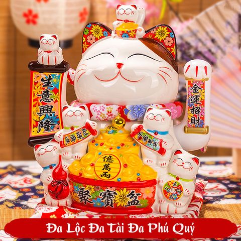 MÈO VẪY TAY ĐA TÀI ĐA LỘC ĐA PHÚ QUÝ