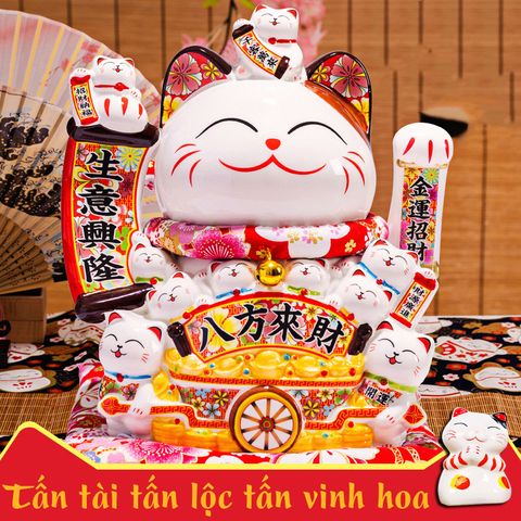 MÈO VẪY TAY TẤN TÀI TẤN LỘC TẤN VINH HOA