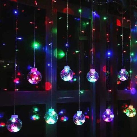 Bộ Đèn LED rèm nháy bóng tròn