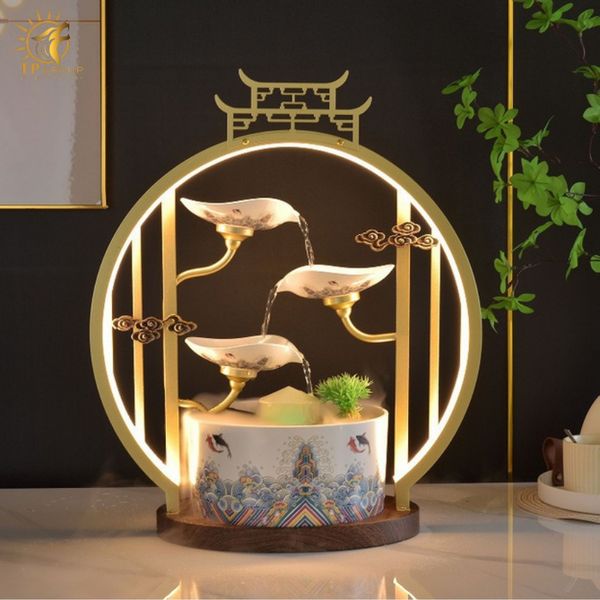 ĐÈN ĐỂ BÀN TUẦN HOÀNG NƯỚC TRANG TRÍ PHONG CÁCH TRUNG HOA  TP-DB580 (đặt hàng từ 10- 15 ngày)