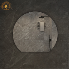 Gương LED cảm ứng.Gương nhà tắm,trang trí cửa hàng, gương led bán nguyệt, hình tròn khuyết TP-GL004