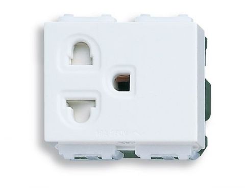 Ổ cắm đơn 3 chấu có màn che WEV1181