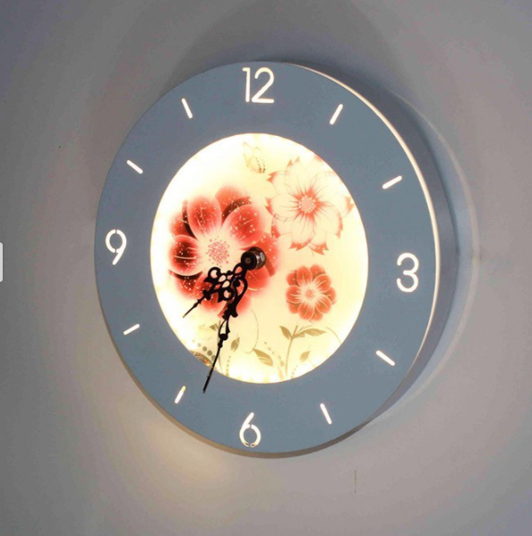 Đồng Hồ Đèn Hoa