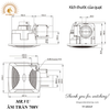 QUẠT HÚT ÂM TRẦN 708V