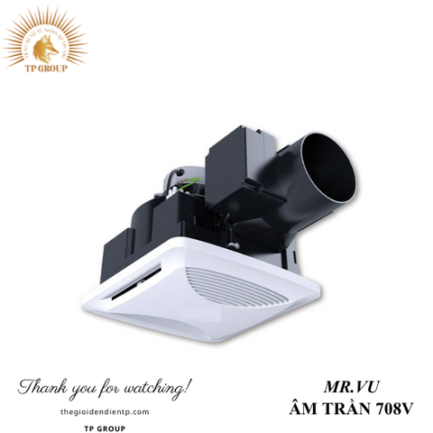 QUẠT HÚT ÂM TRẦN 708V