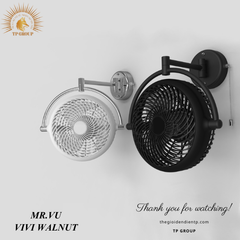 QUẠT TREO TƯỜNG VIVI WALNUT