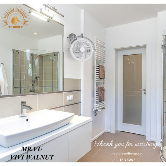 QUẠT TREO TƯỜNG VIVI WALNUT