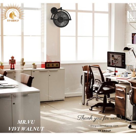 QUẠT TREO TƯỜNG VIVI WALNUT
