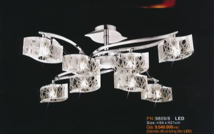 Đèn Ốp Trần Pha Lê