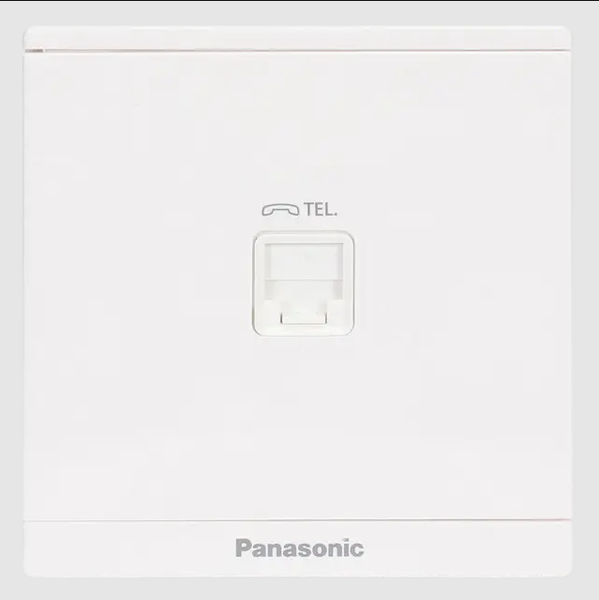 Panasonic Moderva - Ổ Cắm Điện Thoại 4 Cực Màu Trắng | WMF403-VN