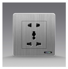 Bộ ổ cắm 2 chấu và 3 chấu UTEN S300