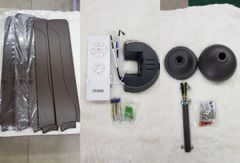 Quạt trần 5 cánh nhựa Sinwa SL43 điều khiển bằng remote