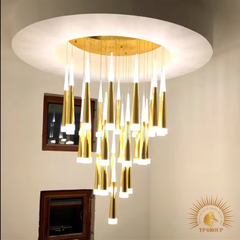 ĐÈN THẢ THÔNG TẦNG HIỆN ĐẠI 2 ĐẦU SÁNG V6017