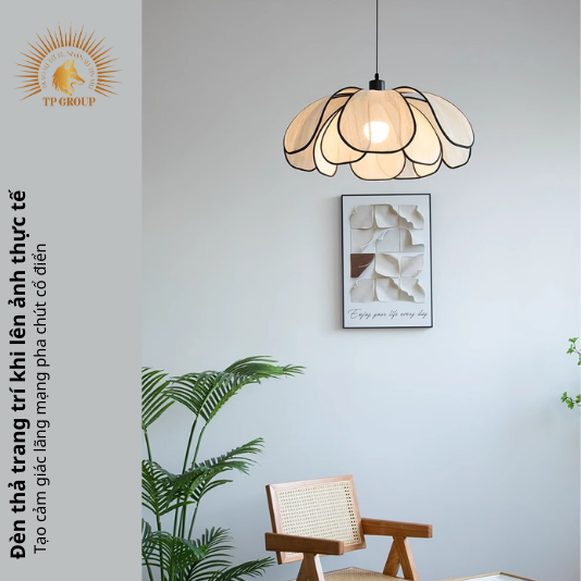 ĐÈN THẢ KIỂU CÁNH HOA STYLE BẮC ÂU TP-DB568 (đặt hàng từ 10- 15 ngày)