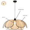 ĐÈN THẢ KIỂU CÁNH HOA STYLE BẮC ÂU TP-DB568 (đặt hàng từ 10- 15 ngày)