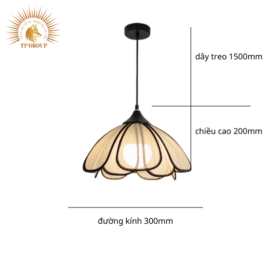 ĐÈN THẢ KIỂU CÁNH HOA STYLE BẮC ÂU TP-DB568 (đặt hàng từ 10- 15 ngày)