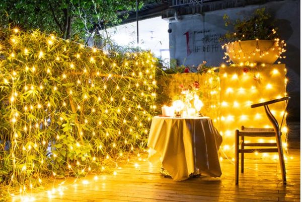 Đèn LED Phối Lưới Trang Trí Giáng Sinh