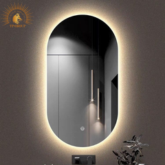 Gương Oval treo tường led cảm ứng cao cấp, treo nhà tắm, bàn trang điểm, cửa hàng, bao bể vỡ, nhiều kích thước TP-GL001