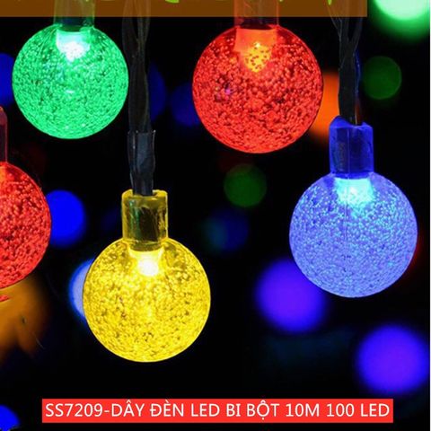 Dây đèn chớp bi cao cấp 8m nhiều màu