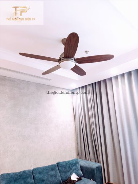 Quạt trần Daisy cánh gỗ cao cấp