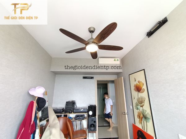 Quạt trần Daisy cánh gỗ cao cấp