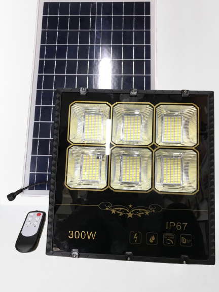 Đèn Pha 300W Diamond Năng Lượng Mặt Trời